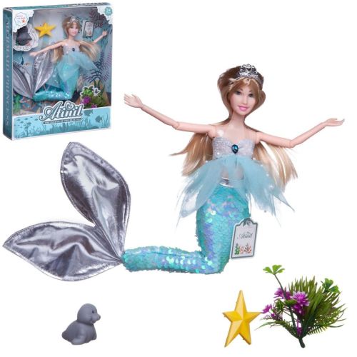 кукла junfa atinil русалочка в мятном костюме, 28см Кукла Junfa Atinil Русалочка в мятном костюме, 28см