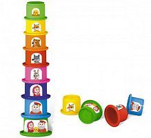 Пирамидка "Колобок" 8 стаканчиков