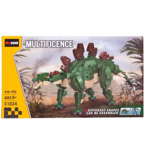 Конструктор Decool Стегозавр-трансформер 415 деталей фото 6