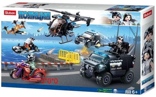 Конструктор SLUBAN Полиция M38-B0809