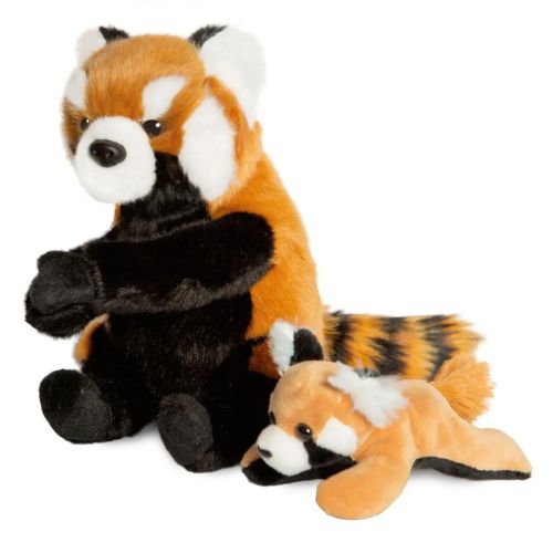 Мягкая Игрушка MAXITOYS Красная Панда с Малышом 25 см фото 2