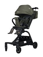 Прогулочная коляска QPLAY Qbook с поворотным сиденьем 360° темный хаки 655169