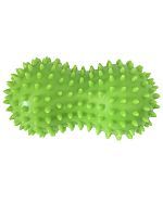 Мяч-ролик массажный двойной Х-Match, 10 см., ПВХ, салатовый