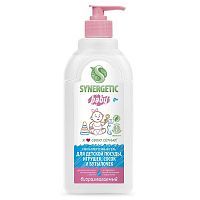 Средство для мыться SYNERGETIC детской посуды, сосок, бутылочек и игрушек 500мл
