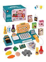Касса детская со сканером, продуктами и деньгами 37 предметов 201408778