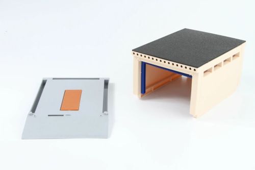 Гараж с подъемными воротами для масштабных моделей С-192-Ф фото 5