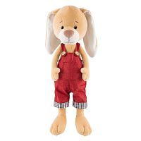 Мягкая игрушка Кролик Зак в комбезе 20 см