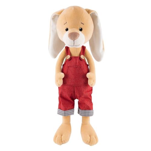 Мягкая игрушка Кролик Зак в комбезе 20 см