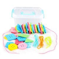 Игрушка детская развивающая: Шнуровка, в ассорт., коробка