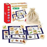 Настольная игра АНДАНТЕ Лото Дикие животные Д463а