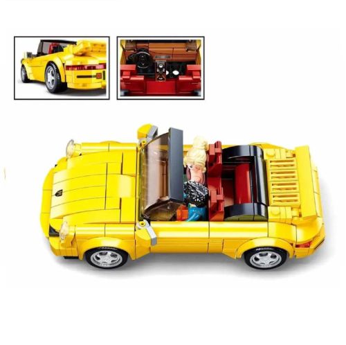 Конструктор Sluban серия Модельки Желтый карбиолет 290 деталей фото 3