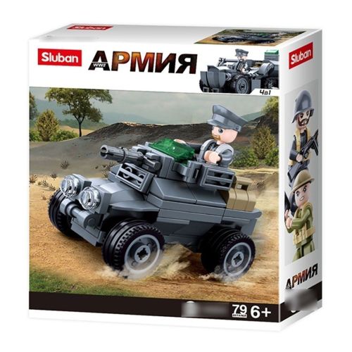 Конструктор серии Армия, 79 дет., кор.