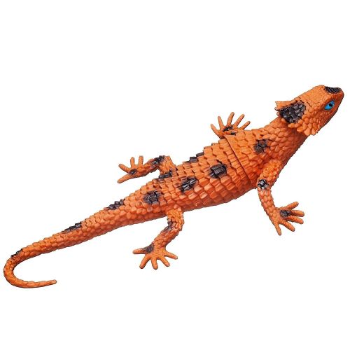 фигурка игровая junfa ящерица оранжевая с черными пятнами фото 4 Фигурка игровая Junfa Ящерица оранжевая с черными пятнами фото 4