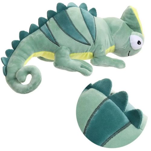 Мягкая игрушка Abtoys Supersoft Хамелеон зеленый, 34см фото 3