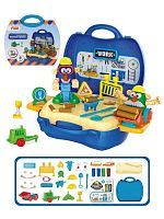 Набор для лепки "Веселая стройка", тесто 110 г, аксессуары