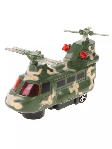 Военно-транспортный вертолёт со светом и звуком в ассортименте 200712031 фото 4