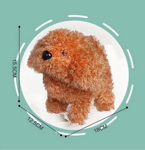 Собака Abtoys Счастливые друзья коричневая движение звук фото 2