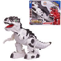 Динозавр-робот Junfa Тираннозавр, белый, электромеханический, свет, звук