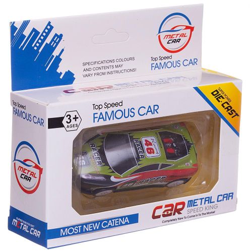 Машинка Junfa Гоночная инерционная металлическая номер 46 фото 3