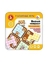 Игра магнитная в жестяной коробочке Веселый официант (головоломка)