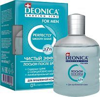 DEONICA FOR MEN Лосьон после бритья Чистый эффект 90 мл
