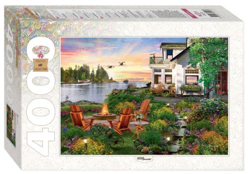 Пазлы 4000 Дом у реки