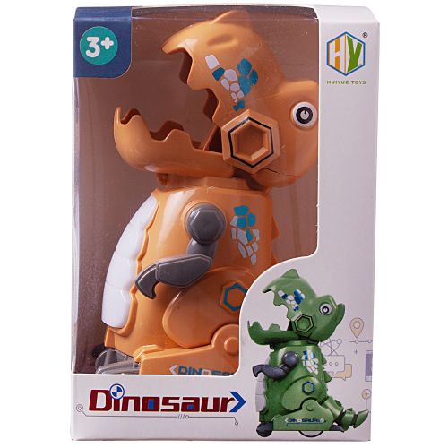 Игрушка заводная Junfa Нажми и поедет Динозавр, в коробке 10,4х7,8х14,5см фото 2