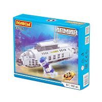 Конструктор ПОЛЕСЬЕ Классик Армия-4, 3 в1, 102 элемента (в коробке)