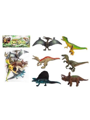 набор фигурок динозавры, 6 шт., пакет Набор фигурок Динозавры, 6 шт., пакет