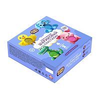 Puzzle Foam Набор Незастывающий шариковый пластилин 4 цвета