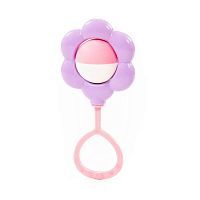 Погремушка ПОЛЕСЬЕ Ромашка (в блистере) сиреневая