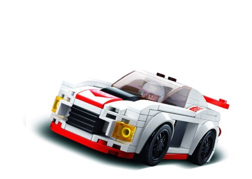 Конструктор Sluban Автоклуб Спортивная машина белая 152 детали фото 2