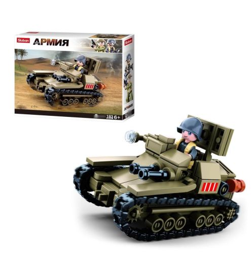 Конструктор Sluban Армия Танк 183 детали