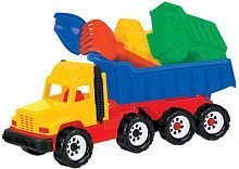 Набор №68 ("Фаворит", 2 формочки, совок №2, грабельки №2) 30х10х16,5 см