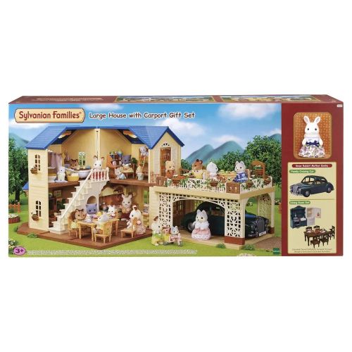 Большой дом с навесом для машины Sylvanian Families 5669 фото 15