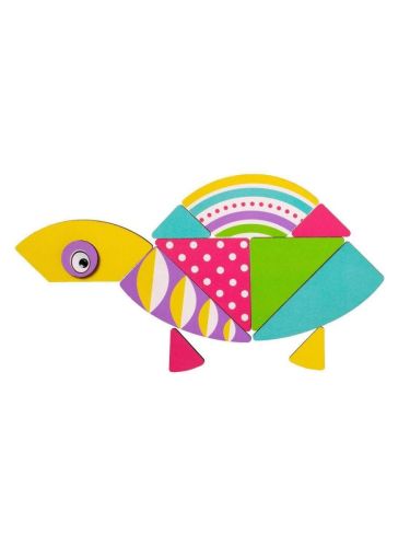 Головоломка пазл Woodlandtoys Любимые питомцы 12*12*2 см фото 4