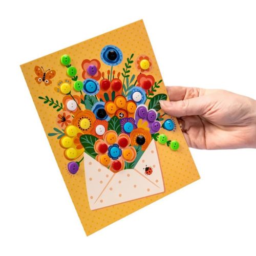 Набор для творчества Десятое королевство Аппликация из пуговиц Поздравление фото 2