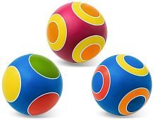 Мяч детский резиновый Серия Кружочки 15 см ручное окрашивание в ассортименте Р3-150