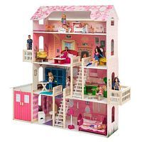 Кукольный домик Нежность, для кукол до 30 см (28 предметов мебели и интерьера)