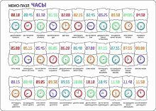 Настольная игра Мемо пазл "Часы"