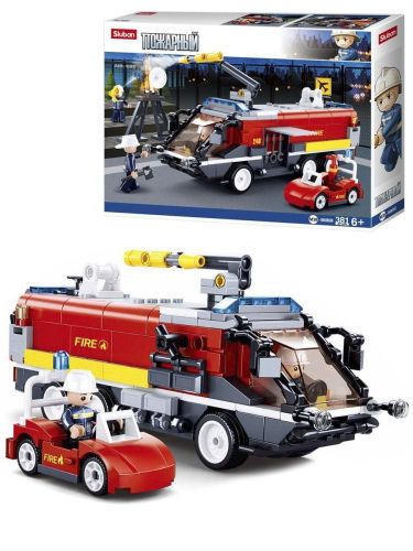 Конструктор Sluban: Пожарные Пожарная машина аэропорта
