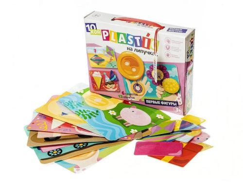 Пазл-пластик на липучках Первые фигуры фото 4