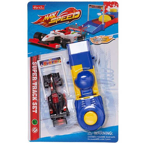 Машинка Junfa гоночная с пусковым устройством, 8х3х3см фото 3