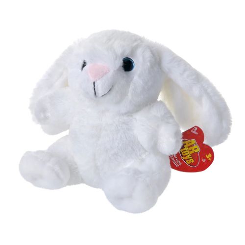 Мягкая игрушка ABtoys Кролик белый, 17 см фото 5