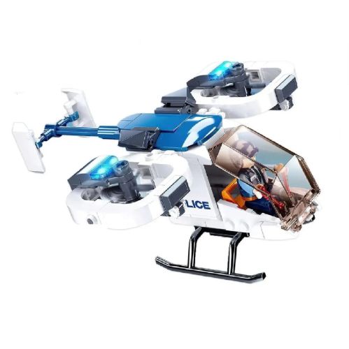 Конструктор Sluban Полиция Вертолет 161 деталь фото 4