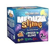 Инновации для детей Meduza slime Mega slime. Сделай сам, золотой блеск