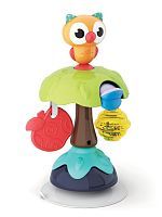 Развивающая игрушка "Совушка" на присоске: трещит, гремит, крутится