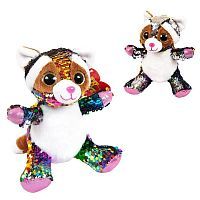 Енот с пайетками 15см