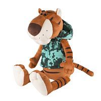 Мягкая Игрушка Maxitoys Luxury Тигр Федя в Жилетке Милитари 25 см