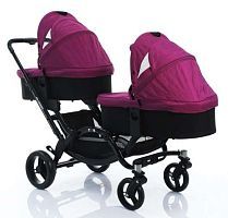 Коляска для двойни FD Design Zoom Grape 2 в 1